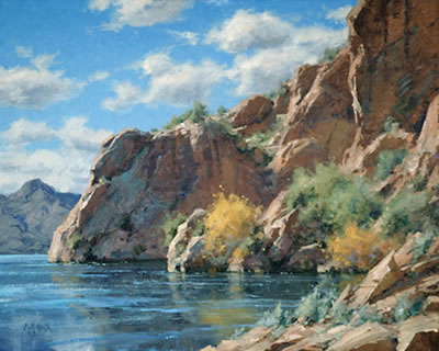 Salt River Shoreline by Matt Read Smith - Auction record, sale price, and art valuation. Compare with similar artists and explore comparable artworks.