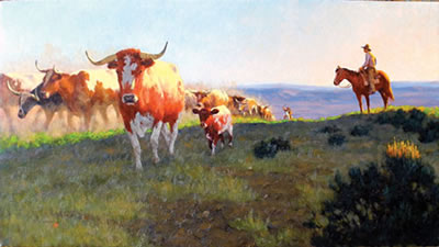 Sample artwork by Keith Christie (1935 - 2017), known for cowboy genre, horse, sculpture - View similar artists and auction records