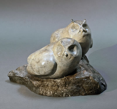 Plateau Owlets by Tony Angell - Auction record, sale price, and art valuation. Compare with similar artists and explore comparable artworks.