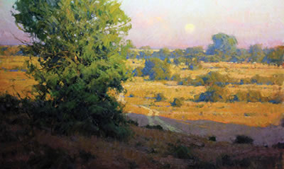 Paradise Valley Moonrise by Michael J Lynch - Auction record, sale price, and art valuation. Compare with similar artists and explore comparable artworks.