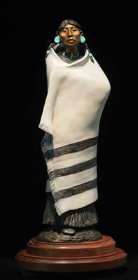 Sample artwork by Shirley Thomson Smith (Born 1929), known for sculptor-abstract female figure - View similar artists and auction records