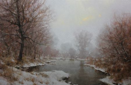 Sample artwork by Michael J Lynch (Born 1950), known for portrait, figure, still life, cityscape, landscape and marine painting, architectural design - View similar artists and auction records
