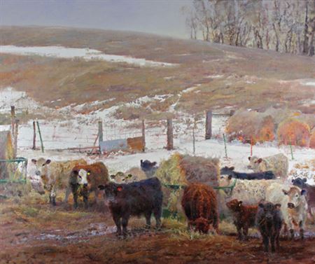 Awaiting Spring by Andrew Peters - Auction record, sale price, and art valuation. Compare with similar artists and explore comparable artworks.