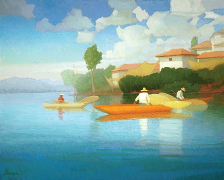 Fishing with Butterfly Nets - Lake Patzcuaro