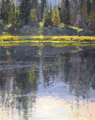 Coot Contrails - Lily Lake by Skip Whitcomb - Auction record, sale price, and art valuation. Compare with similar artists and explore comparable artworks.