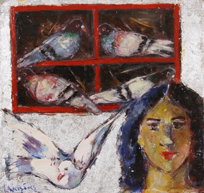 Pigeons by Apostolos Lavdas - Auction record, sale price, and art valuation. Compare with similar artists and explore comparable artworks.