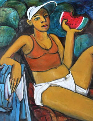 Sample artwork by Sylvia Woodcock, known for painting - View similar artists and auction records