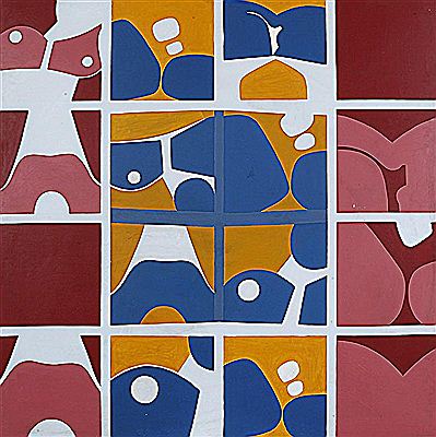 Sample artwork by Nikos Kouroussis (Born 1937), known for painting, stage design - View similar artists and auction records