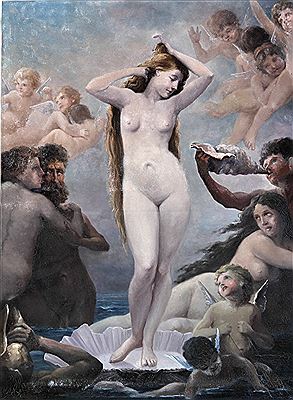 The birth of Aphrodite