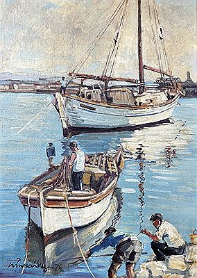 Boats at the old port of Limassol