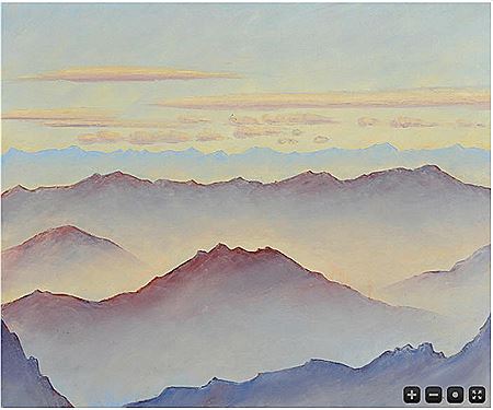 Morgenröte über den Walliseralpen
