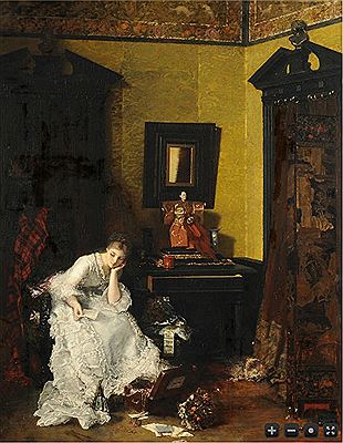 "Erinnerungen" (Interieur in Kellers Wohnung)