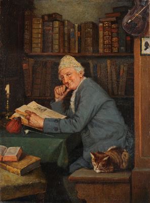 Der Büchersammler in seinem Kabinett. by Victor Tobler - Auction record, sale price, and art valuation. Compare with similar artists and explore comparable artworks.