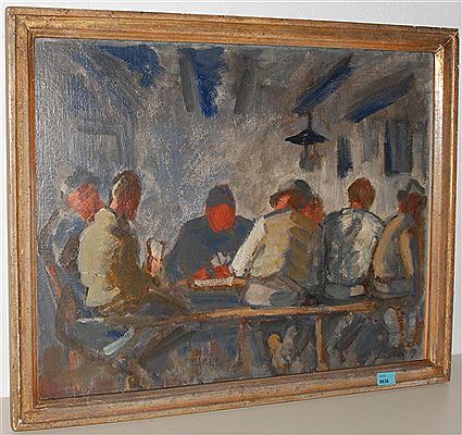 "Soldaten beim Jass", 1917
