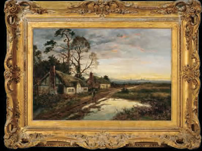 Sample artwork by Daniel Sherrin The Elder (1868 - 1940), known for landscape and marine painting - View similar artists and auction records