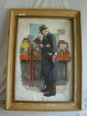 Sample artwork by Phil Berry (fl. 1940s), known for illustrator, cartoonist - View similar artists and auction records
