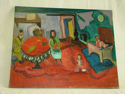 A Judaic illustration of family at home