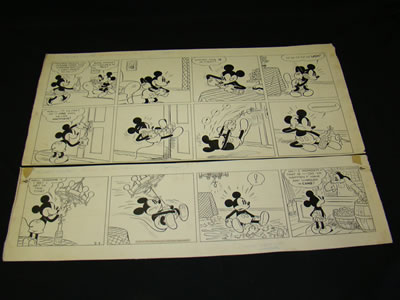Mickey Mouse. Sunday Page.