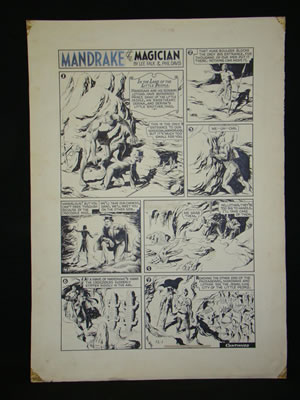 Mandrake Sunday Page. "In The Land of the Little People"