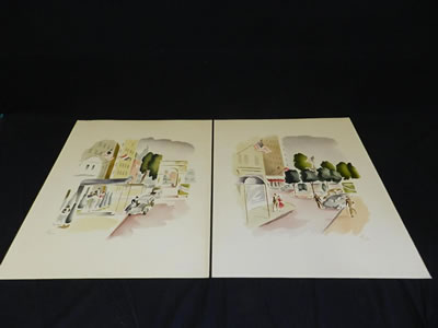 New York scenes (2) by Benjamin Jorj Harris - Auction record, sale price, and art valuation. Compare with similar artists and explore comparable artworks.