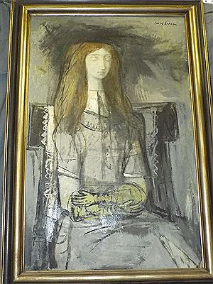Girl Seated.