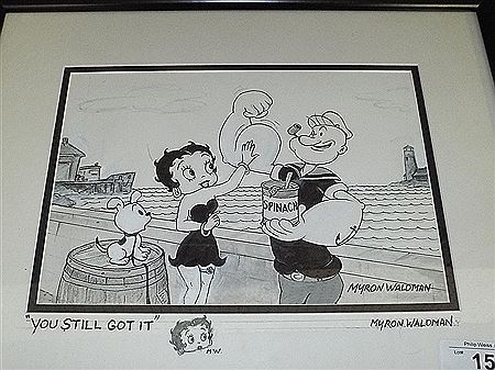 "Flexing for Betty Boop"