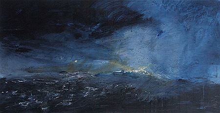 "Heavy Seas from the Marine Drive, Scarborough"
