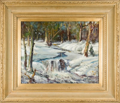 Forest in winter.
