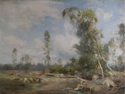 Rural landscape scene.