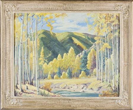 Creekside Autumn Landscape