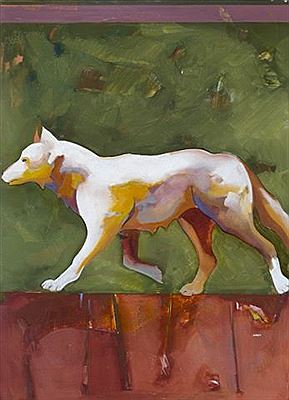 Scene of a wolf