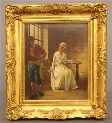 Charlotte Corday in prison