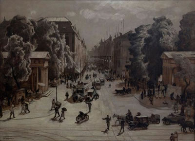 Berliner Straßenszene