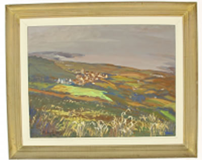 "Paysage de Locronan"