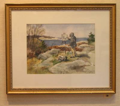 John Painting Bernie Corey