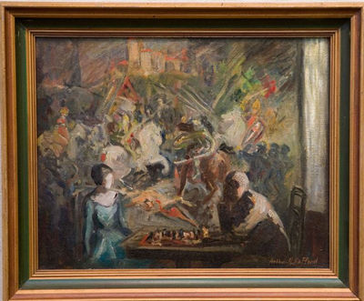 Next Move - Theresa Bernstein & William Meyerowitz by Arthur Safford - Auction record, sale price, and art valuation. Compare with similar artists and explore comparable artworks.