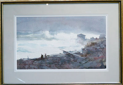 Storm of '72 by George Carpenter - Auction record, sale price, and art valuation. Compare with similar artists and explore comparable artworks.