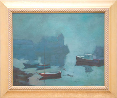 Foggy Night, Rockport by Ruth Jewell - Auction record, sale price, and art valuation. Compare with similar artists and explore comparable artworks.