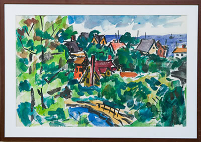Sample artwork by Oliver Balf (1927 - 2010), known for painting - View similar artists and auction records