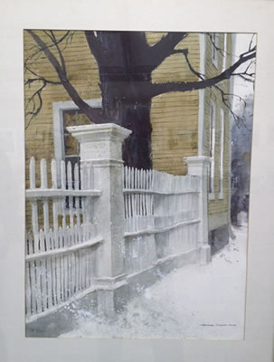 Victorian Fences by George Shedd - Auction record, sale price, and art valuation. Compare with similar artists and explore comparable artworks.