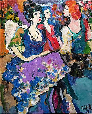 The Party by Marge Mills - Auction record, sale price, and art valuation. Compare with similar artists and explore comparable artworks.