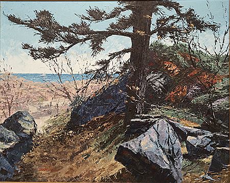 Lone Pine by Cheslie D'Andrea - Auction record, sale price, and art valuation. Compare with similar artists and explore comparable artworks.