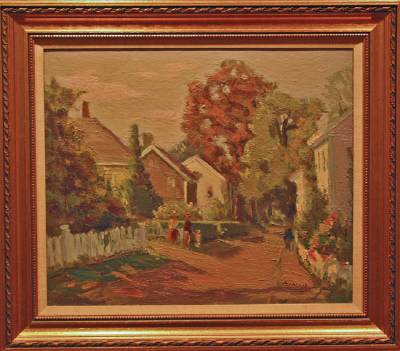 Gott Street, Rockport by Joseph Rimini - Auction record, sale price, and art valuation. Compare with similar artists and explore comparable artworks.