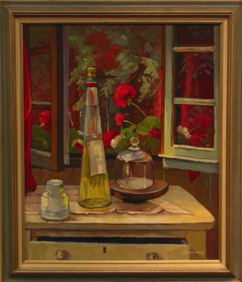 Sample artwork by Ruth Jewell (1908 - 1999), known for landscape, seascape, florals, still-life paintings - View similar artists and auction records