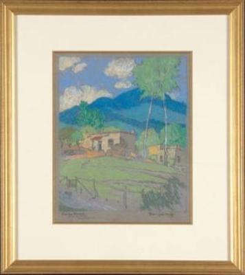 Adobe Home Near Santa Fe, New Mexico by Pedro Lemos - Auction record, sale price, and art valuation. Compare with similar artists and explore comparable artworks.