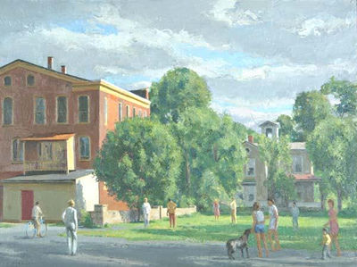 Frenchtown by Alexander Farnham - Auction record, sale price, and art valuation. Compare with similar artists and explore comparable artworks.