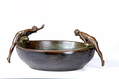 Untitled (Bowl with Two Nudes)