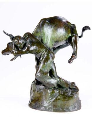 Bulldogger (Roping a Steer)