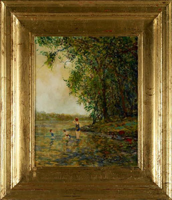 Family at Riverside, 2007 by Jane Gilday - Auction record, sale price, and art valuation. Compare with similar artists and explore comparable artworks.