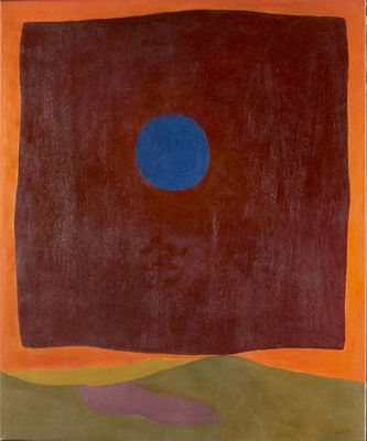 Abstract with Blue Moon, 1964